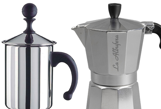12 CAFETERAS / JUEGOS INOX