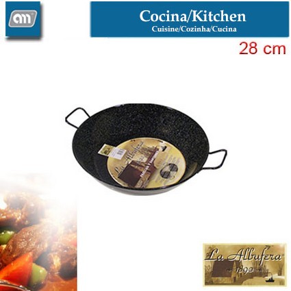 DEEP FRYING PAN 28CM C ASAS VITRI [LA ALBUFERA]