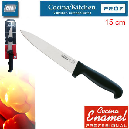 BLISTER CUCHILLO COCINA 15 CM CHEF [ENAMEL PROF]