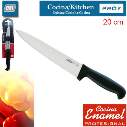 BLISTER CUCHILLO COCINA 20 CM CHEF [ENAMEL PROF]