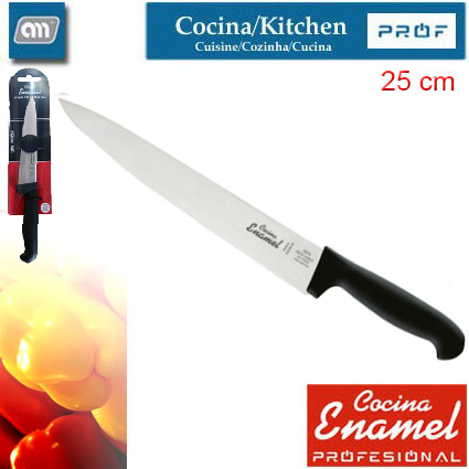 BLISTER CUCHILLO CEBOLLERO 25CM CHEF [ENAMEL PROF]