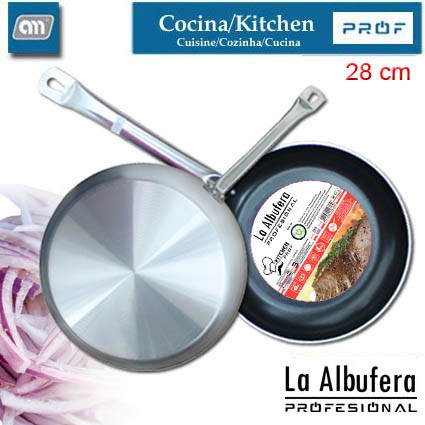 PADELLA 28 CM ANTIAD ALLUMINIUM [LA ALBUFERA PROF]