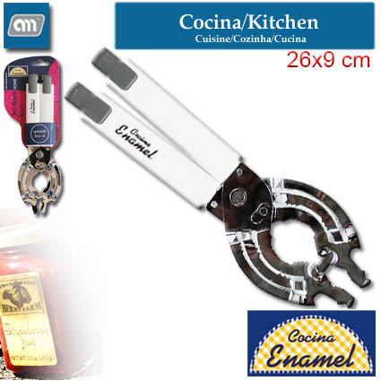 BLISTER ABREBOTES 26X9 CM INOX HOME [ENAMEL]