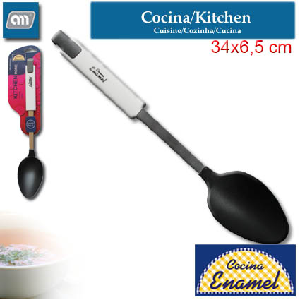 BLISTER CUCHARA 34X6,5 CM HOME [ENAMEL]