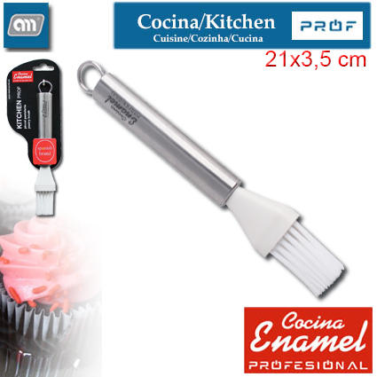 BLISTER PINCEL 21X3,5CM INOX [ENAMEL PROF]