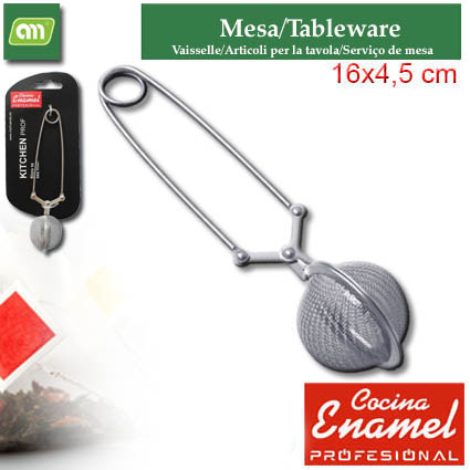 BLISTER FILTRO TE PINZA BOLA 16CMINOX[ENAMEL PROF]