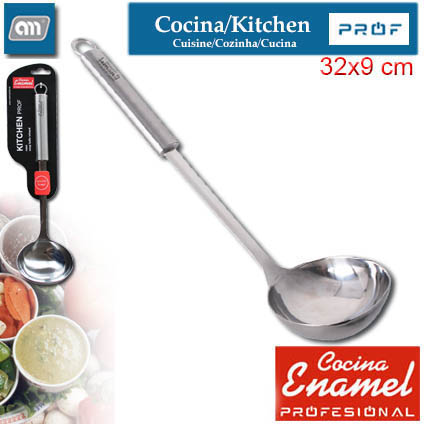 BLISTER STAINLESS SAUCEPAN 32X9 CM [ENAMEL PROF]