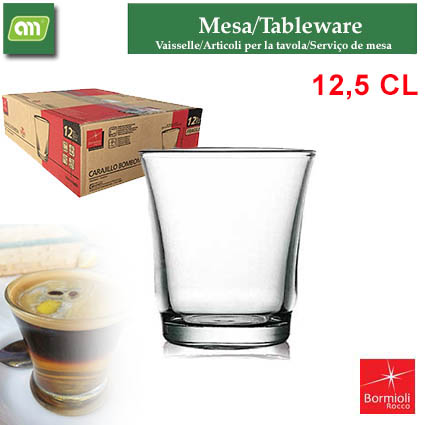 VASO 12,5CL CARAJILLO BOMBON TENSIONADO BORMIOLI