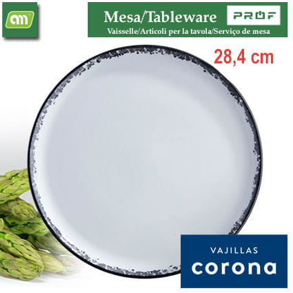 PLATO LLANO COUPE 28,4CM INK CORONA