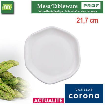 PLATO POSTRE 21,7 CM ACTUALITE ANCESTRAL CORONA