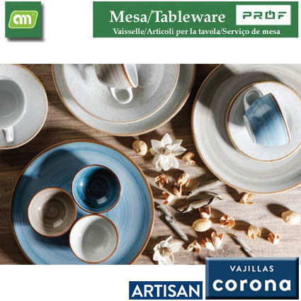 Corona Llano Coupe Plato Azul 28 cm Porcelana