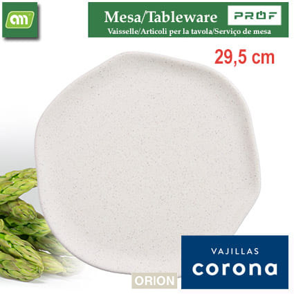PLATO LLANO ANCESTRAL 29,5CM ORION COSMOS CORONA