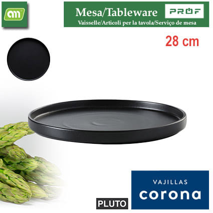 PLATO LLANO RUSTIC 28CM PLUTO COSMOS CORONA