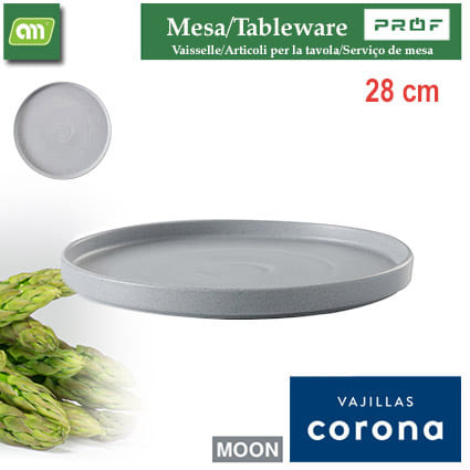 PLATO LLANO RUSTIC 28CM MOON COSMOS CORONA