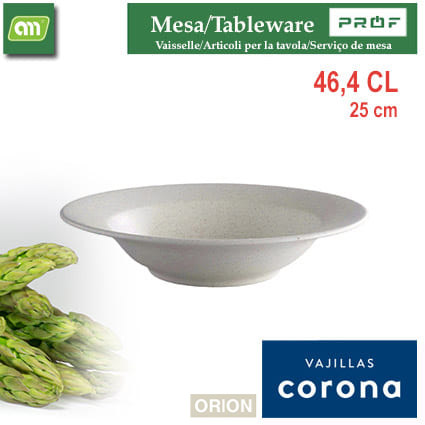 PLATO HONDO 25 CM ORION COSMOS CORONA