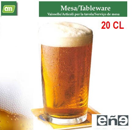 VASO CERVEZA 20 CL CAÑHA [EÑE]