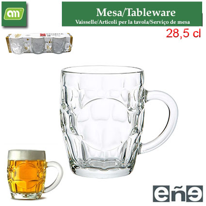 PACK 3 JARRA CERVEZA 28,5 CL ONZHA [EÑE]