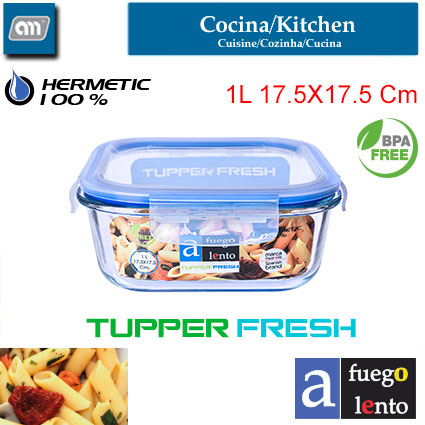 HERMETICO 17.5X17.5 1 L TUPPERFRESH[A FUEGO LENTO]
