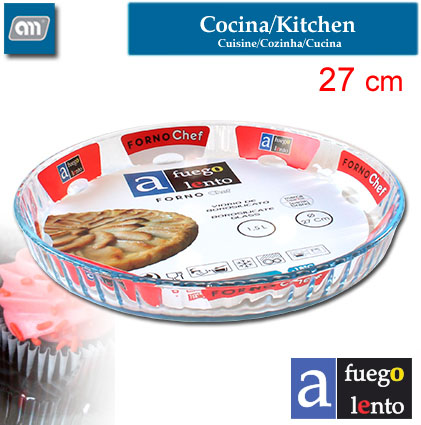 MOLDE TARTA 27 CM FORNO CHEF [A FUEGO LENTO]