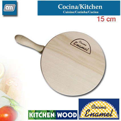 TABLA CORTAR FIAMBRE 15 CM RED MADERA WOOD[ENAMEL]