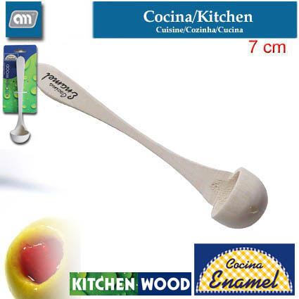CAZO ACEITUNAS 7 CM MADERA WOOD[ENAMEL]