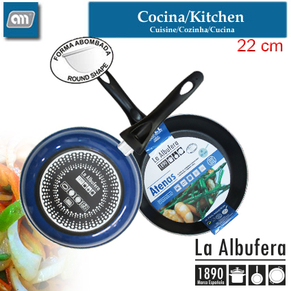 SARTEN 22 CM ABOMBADA VITRI ATENAS [LA ALBUFERA]
