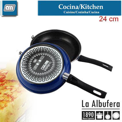 SARTEN DOBLE TORTILLA 24CM VITRI ATENAS[LAALBUFERA