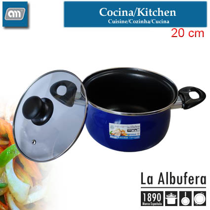 OLLA 20 CM T/VIDRIO VITRI ATENAS[LA ALBUFERA]