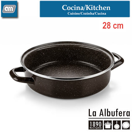 PAELLERA/TARTERA 28 CM VITRI DAKOTA [LA ALBUFERA]
