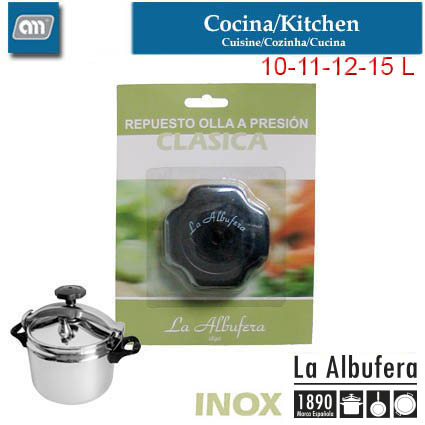 BLISTER POMO OLLA C/T10-11-12-15L INOX CLASICA[ALB