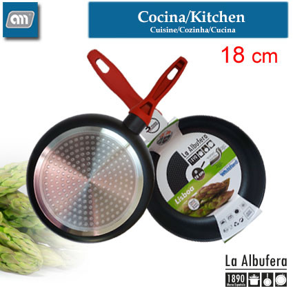 SARTEN 18 CM ALUM INDUCC LISBOA [LA ALBUFERA]