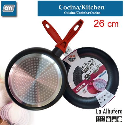 SARTEN 26 CM ALUM INDUCC LISBOA [LA ALBUFERA]