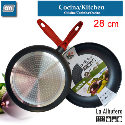 SARTEN 28 CM ALUM INDUCC LISBOA [LA ALBUFERA]