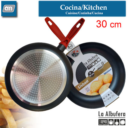 SARTEN 30 CM ALUM INDUCC LISBOA [LA ALBUFERA]