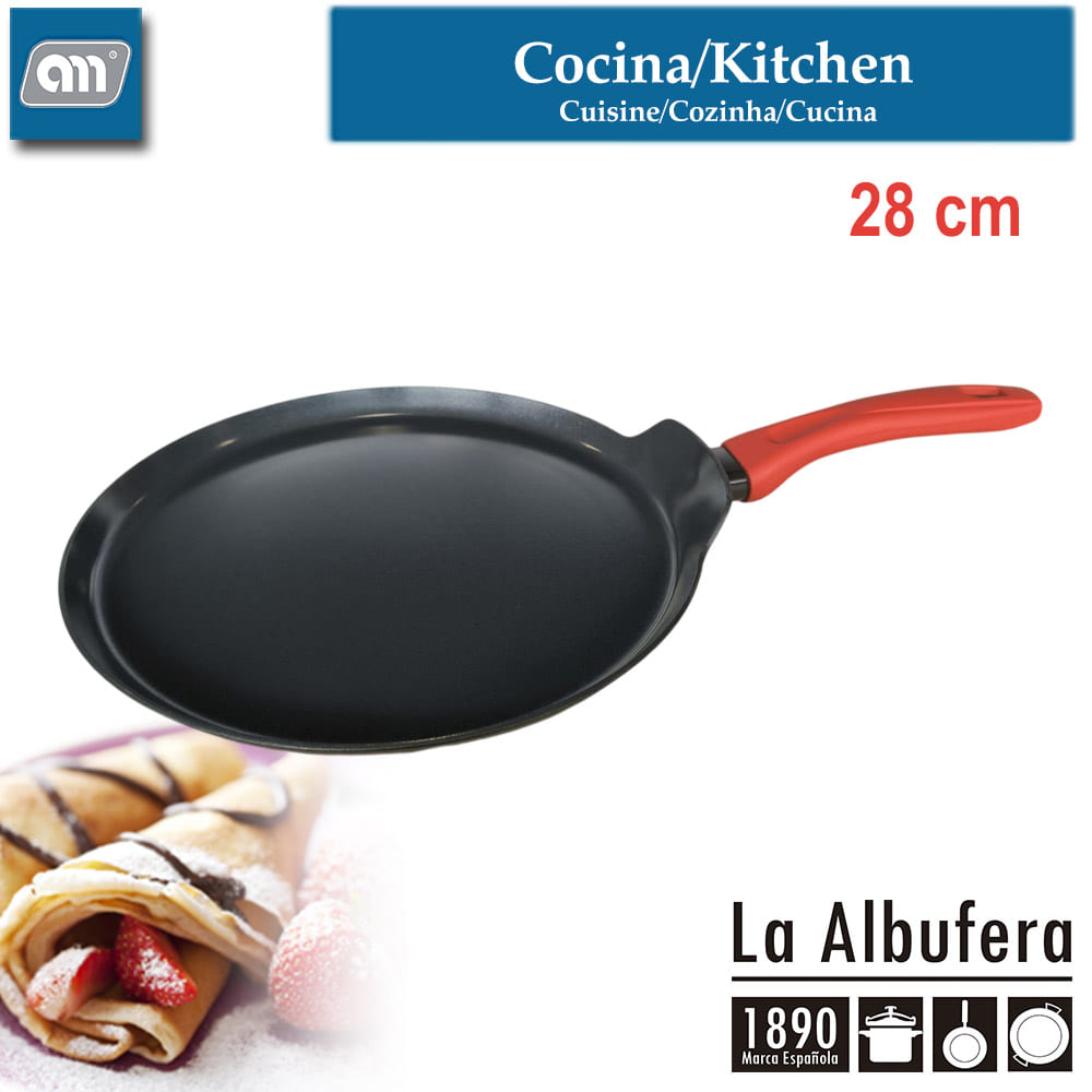 SARTEN CREPES 28 CM INDUCC LISBOA [LA ALBUFERA]