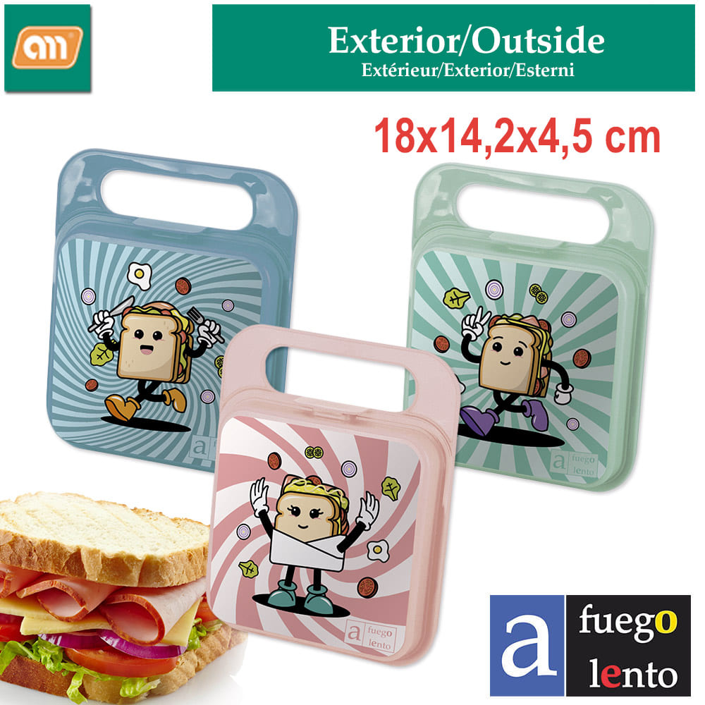 HERMETICO SANDWICH IML 18X14,2X4,5 CM[A FUEGO LENT