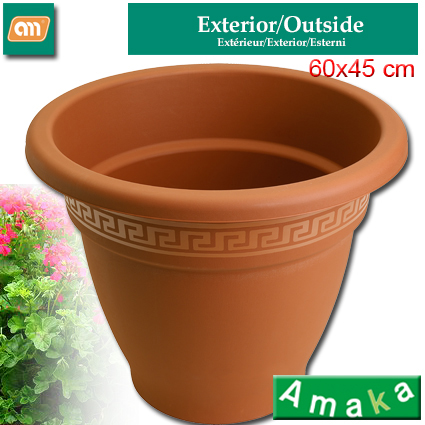 POT DE FLEURS 60 CM N11 PLASTIQUE [AMAKA]