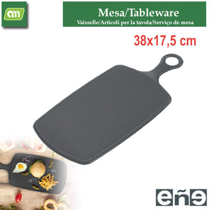 TABLA PRESENTACION 38x17,5 CM RECT C/MANGO [EÑE]